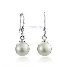 Load image into Gallery viewer, White Gold Plated Pearl Set Earrings Necklace and Pendant