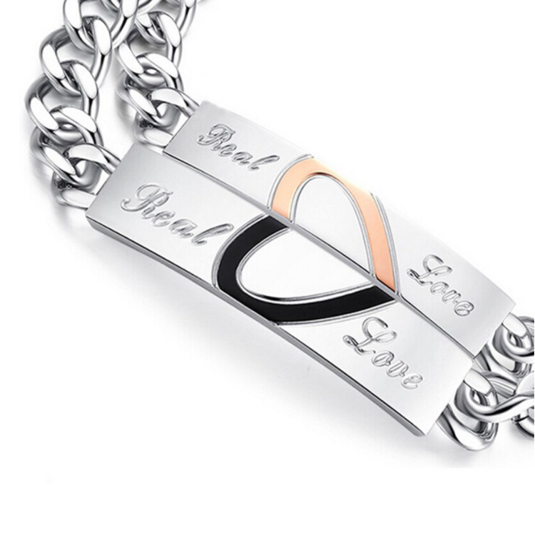 Half heart online bracelets for couples