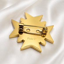 Load image into Gallery viewer, 18ct Gold Plated on Stainless Steel 316L Knights of Malta Collection Brooch