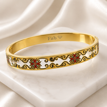 Load image into Gallery viewer, 18ct Gold Plated on Stainless Steel 316L Bangle Knights of Malta Collection