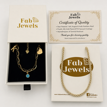 Load image into Gallery viewer, Stainless Steel Waterproof Personalised Anklet Initial Birthstone Gold / Silver
