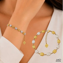 Load image into Gallery viewer, 18ct Gold Plated Two Tone Stainless Steel 316L Stylish Elena Bracelet