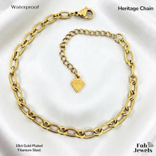 Load image into Gallery viewer, 18ct Gold Plated Titanium Steel Waterproof Individual Bracelet Stack