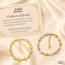 Load image into Gallery viewer, 18ct Gold Plated Two Tone Stainless Steel 316L Stylish Elena Bracelet