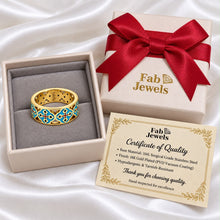 Load image into Gallery viewer, Maduma 18ct Gold Plated on Stainless Steel 316L Maltese Cross Tile Ring