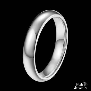 Stainless Steel 316L 18ct Gold Plated Wedding Band Ring Waterproof