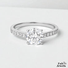 Load image into Gallery viewer, Highest Quality Gold Plated on Stainless Steel Solitaire Waterproof Ring Never Fade