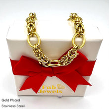 Load image into Gallery viewer, Yellow Gold Plated Stainless Steel 316L Bracelet Waterproof