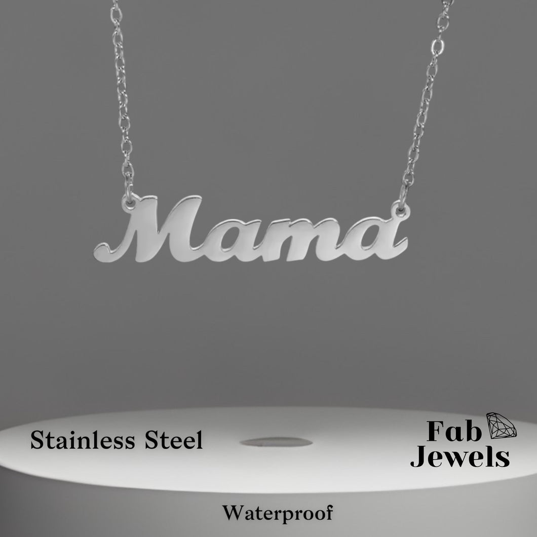 18ct Gold Plated on Stainless Steel Ma Mama Necklace Waterproof