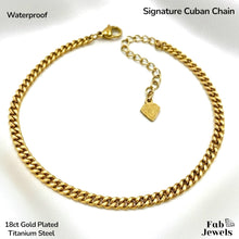 Load image into Gallery viewer, 18ct Gold Plated Titanium Steel Waterproof Individual Bracelet Stack