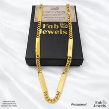 Load image into Gallery viewer, High Quality 18ct Gold Finish on Stainless Steel Waterproof Stylish Necklace ‘Tal-Bicca’