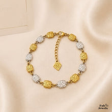 Load image into Gallery viewer, 18ct Gold Plated Two Tone Stainless Steel 316L Stylish Elena Bracelet