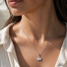 Load image into Gallery viewer, 18ct Gold Plated Stainless Steel 316L Lotus Glow Pendant Necklace Included