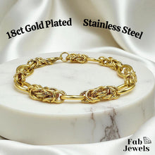Load image into Gallery viewer, Yellow Gold Plated Stainless Steel 316L Bracelet Waterproof