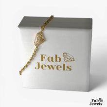 Load image into Gallery viewer, Stainless Steel 316L Waterproof 18ct Gold Plated Fab Signiture Maltese Cross Anklet Ankle Chain