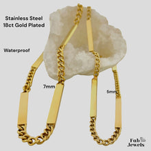 Load image into Gallery viewer, High Quality 18ct Gold Finish on Stainless Steel Waterproof Stylish Necklace ‘Tal-Bicca’