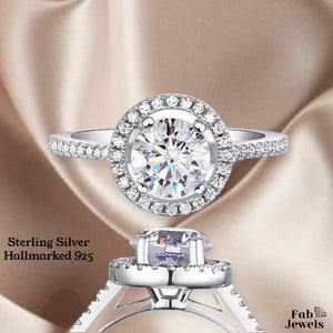 Highest Quality Sterling Silver Waterproof Halo Ring