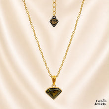 Load image into Gallery viewer, Yellow Gold Plated Stainless Steel 316L Waterproof FabJewels Signature Birthstone Collection