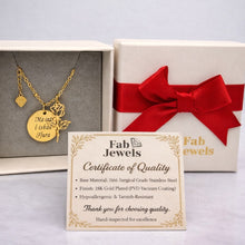 Load image into Gallery viewer, 18ct Gold Plated on Stainless Steel 316L 'Ma int l-isbah Fjura' Pendant with Flower Charm,  Necklace Included