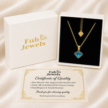 Load image into Gallery viewer, Yellow Gold Plated Stainless Steel 316L Waterproof FabJewels Signature Birthstone Collection