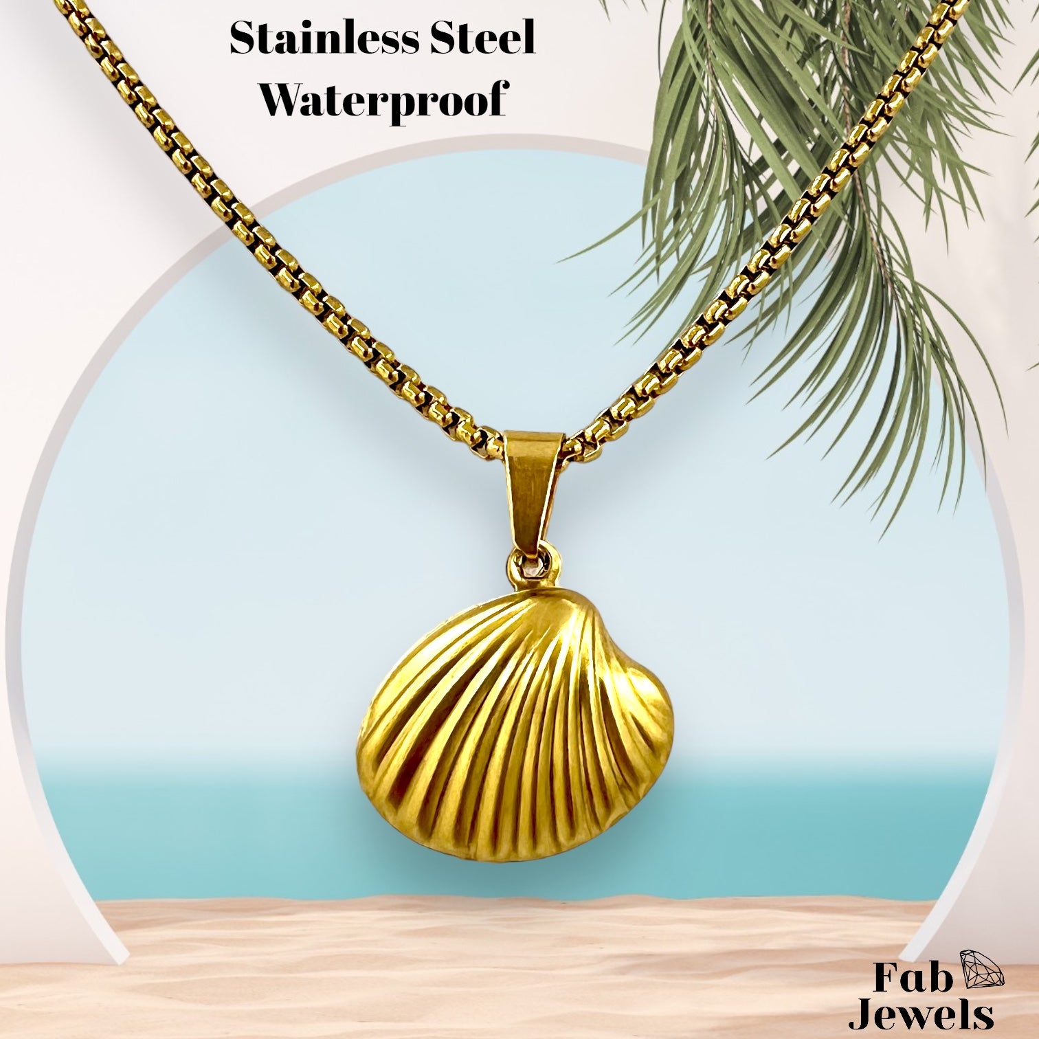 Shell deals charm necklace