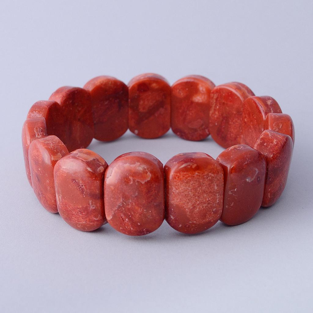 Red Coral Gemstones Bracelet