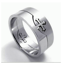 Load image into Gallery viewer, Stainless Steel Cross Men&#39;s Stylish Puzzle Ring