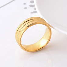 Load image into Gallery viewer, Stainless Steel Solid Yellow Gold Plated Ring