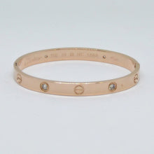 Load image into Gallery viewer, Stainless Steel /Yellow Gold / Rose Gold Plated Bangle with Crystals
