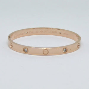 Stainless Steel /Yellow Gold / Rose Gold Plated Bangle with Crystals