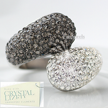 Load image into Gallery viewer, High Quality Stainless Steel 316L Ring with Swarovski Crystals