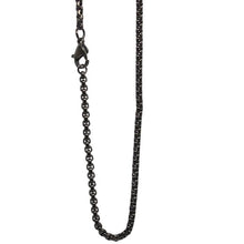 Load image into Gallery viewer, 316L Stainless Steel Rolo Chain Necklace Rose Yellow Gold Silver Bronze Black Brown