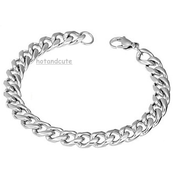 Stainless Steel 316L Curb Chain Bracelet