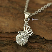 Load image into Gallery viewer, White Gold Plated Butterfly Set with Swarovski Crystals Earrings Necklace and Pendant