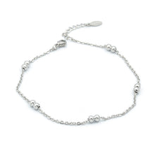 Load image into Gallery viewer, Stainless Steel 316L Ball Chain Anklet Yellow Gold / Silver