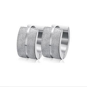 Stainless Steel Small Hoop Earrings Hypoallergenic Silver Gold 2 Tone