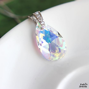 Beautiful Swarovski Crystal Pendant Stainless Steel Necklace