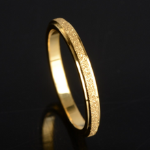 Load image into Gallery viewer, Stainless Steel Rose Gold Yellow Gold Plated Thin Band Ring
