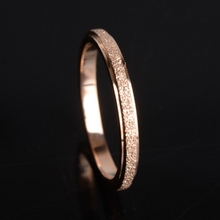 Load image into Gallery viewer, Stainless Steel Rose Gold Yellow Gold Plated Thin Band Ring