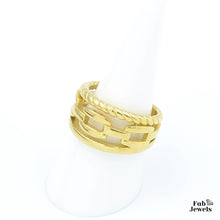Load image into Gallery viewer, Stainless Steel Silver / Yellow Gold Stylish and Trendy Ring