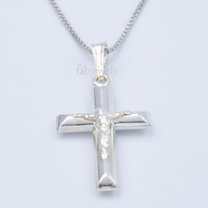 Sterling Silver 925 Crucifix Cross Pendant