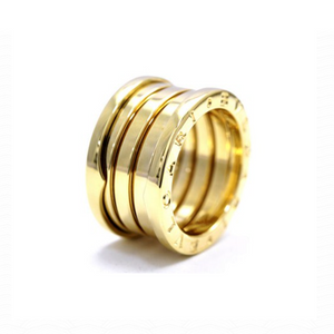 Trendy Stainless Steel Rose Gold / Yellow Gold / Silver Rings