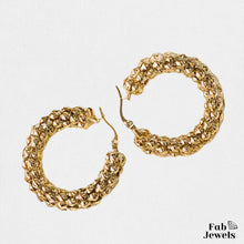 Load image into Gallery viewer, 18ct Gold Plated Stainless Steel Hypoallergenic Hoop Earrings