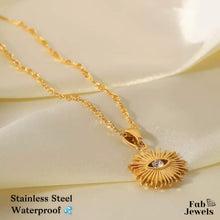 Load image into Gallery viewer, Yellow Gold Plated on S/Steel Evil Eye Lucky Charm  Pendant with Necklace