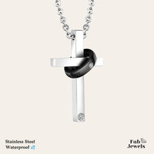 Load image into Gallery viewer, Stainless Steel 316L Necklace with Cross Pendant