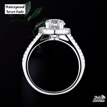 Load image into Gallery viewer, Highest Quality Titanium Steel Waterproof Halo Ring