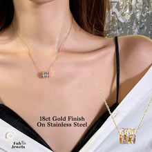 Load image into Gallery viewer, 18ct Yellow Gold Plated Waterproof Stainless Steel Necklace