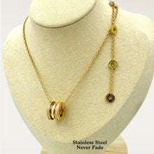 Load image into Gallery viewer, Stainless Steel 316L Necklace Rose Gold Plated Yellow Gold Plated Silver