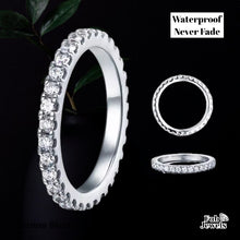 Load image into Gallery viewer, Highest Quality Titanium Steel Full Eternity Ring Waterproof
