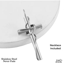 Load image into Gallery viewer, Stylish Stainless Steel 316L Cross Pendant and Necklace 2 sizes